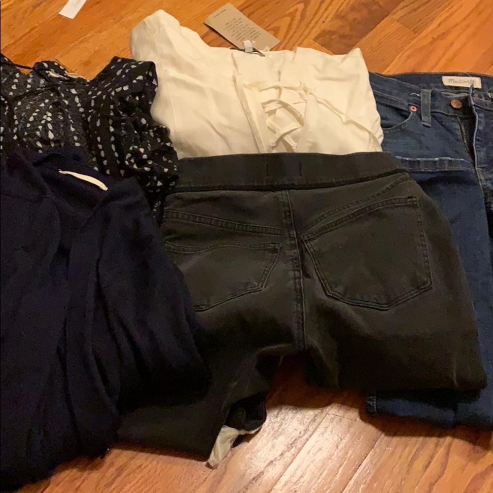 A bunch of clothes for cheap